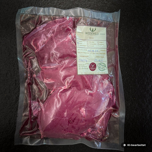 Reh Braten Fleisch zum Schmoren und langsam Garen - Zartes Rehfleisch