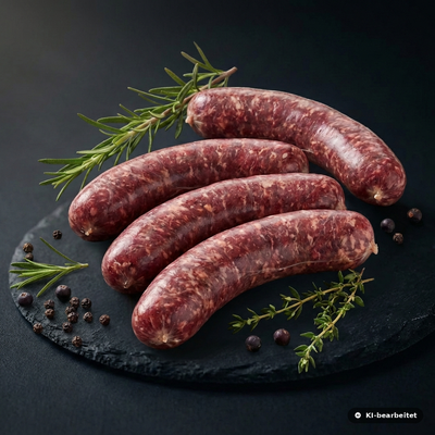 Wildbratwurst vom Jäger – würzige Grillwurst