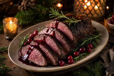 Hirschbraten zu Weihnachten — der festliche Weihnachtsbraten aus dem Ofen