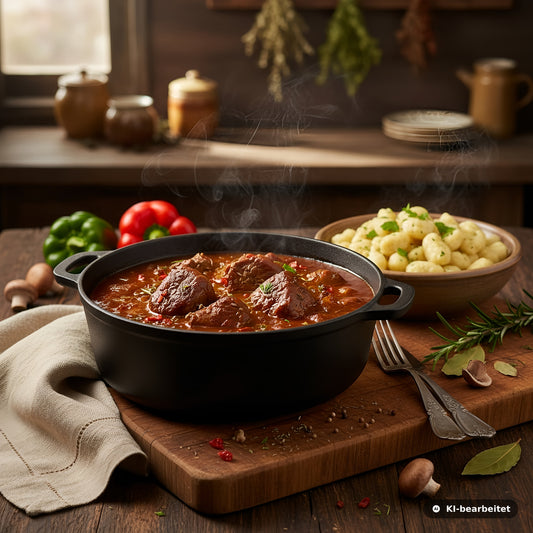 Hirschgulasch ungarisch klassisch