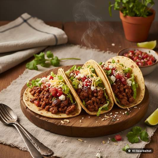 Hirsch-Tacos schnell und einfach