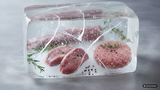Tiefgekühlte Wildfleisch-Teilstücke von Weidewild mit Kräutern