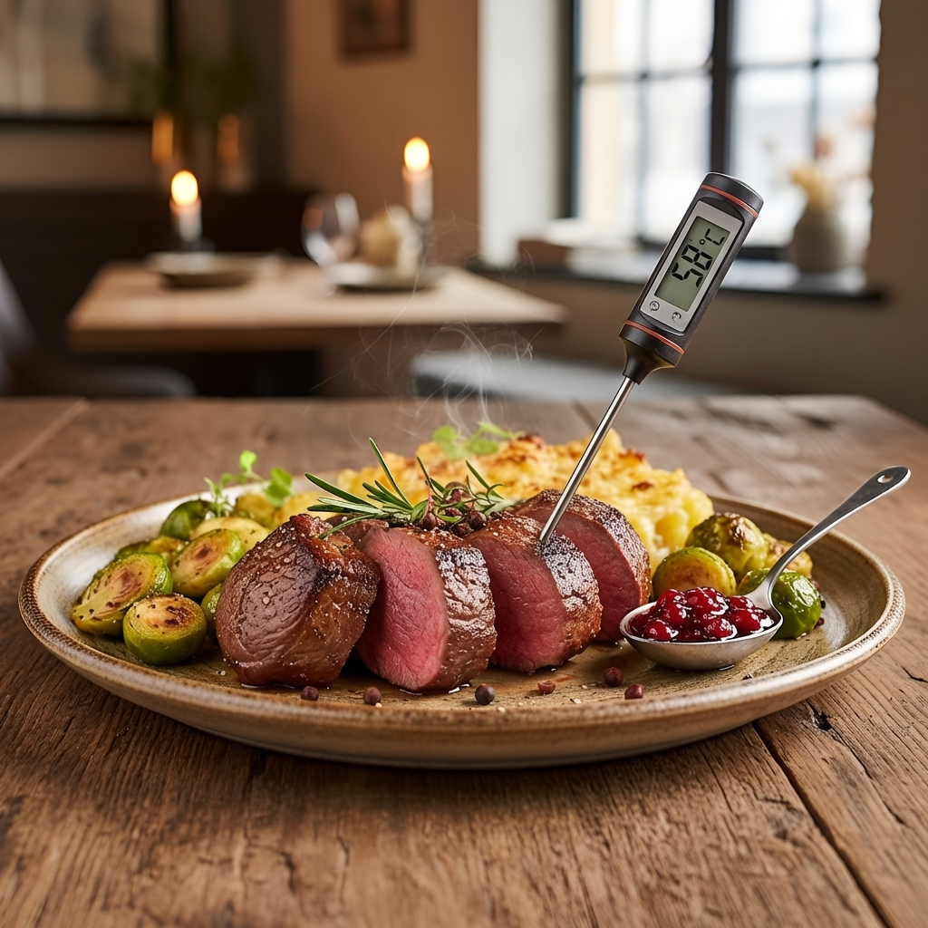 Kerntemperatur Wildfleisch — Tabelle für Reh, Hirsch & Co.