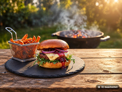 Reh Burger grillen – saftige Wild-Burger mit Preiselbeeren
