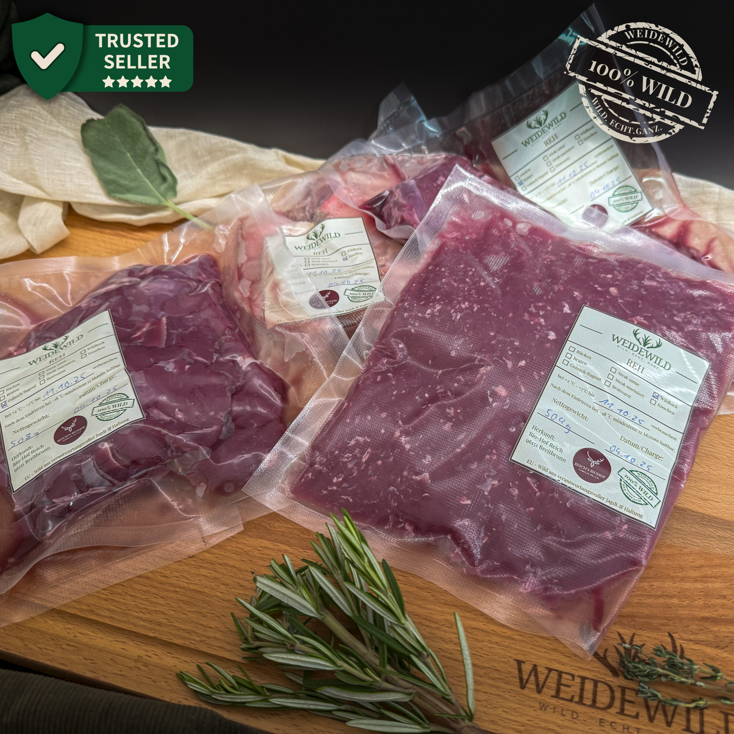 Ragout & Fond Reh 4,5kg – Schmor-Paket