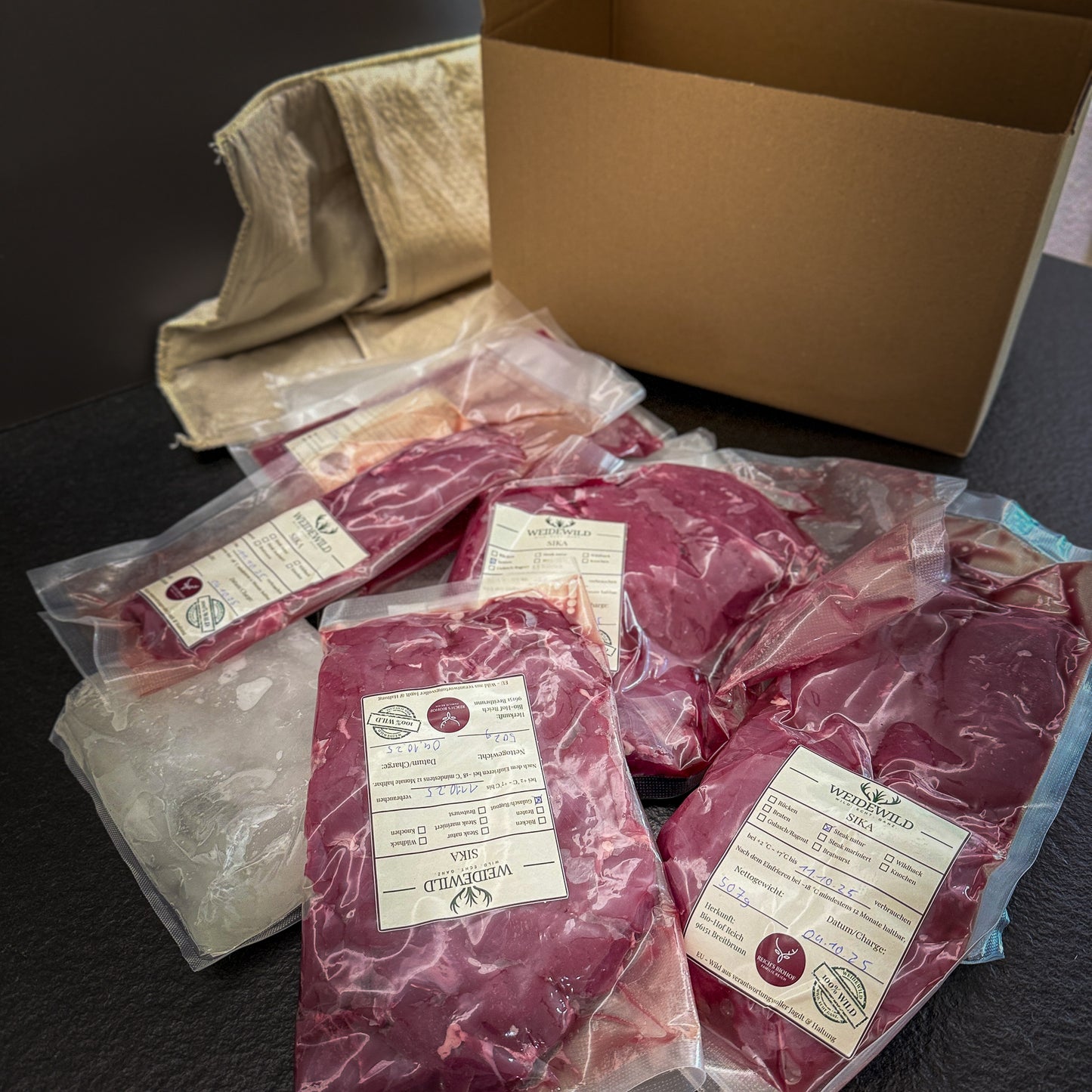 Ragout & Fond Hirsch 4,5kg – Schmor-Paket