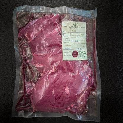 Reh Braten Fleisch zum Schmoren und langsam Garen - Zartes Rehfleisch