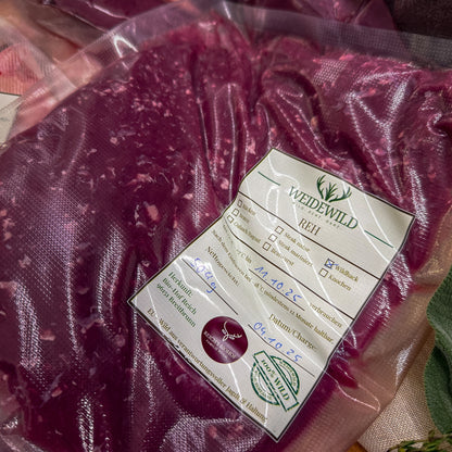 Reh Hackfleisch Wild mager und gesund - Feines Wildfleisch vom Jäger