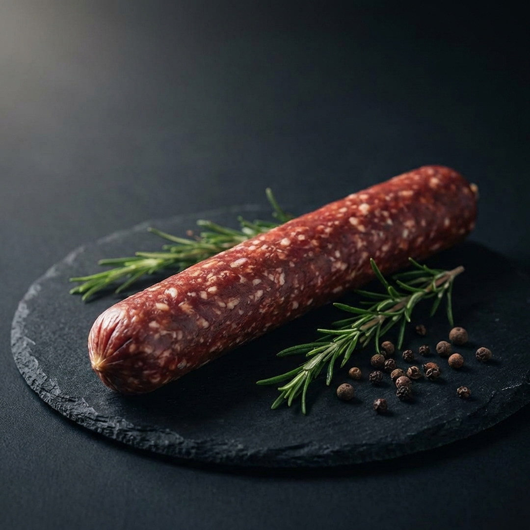 Reh Salami – leicht geräucherte Wildsalami vom Reh