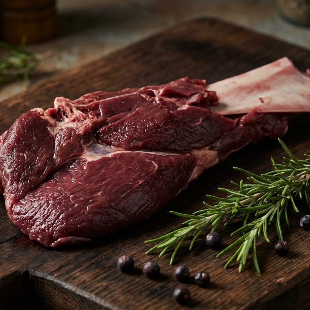 Hirsch Schäuferla roh – frisch vom Jäger