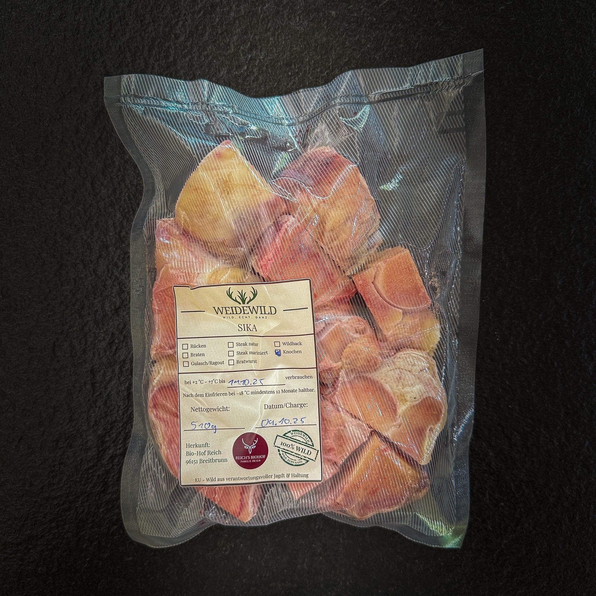 Sika Fondknochen für Wildfond und Bratenfond - Nose-to-Tail Premium