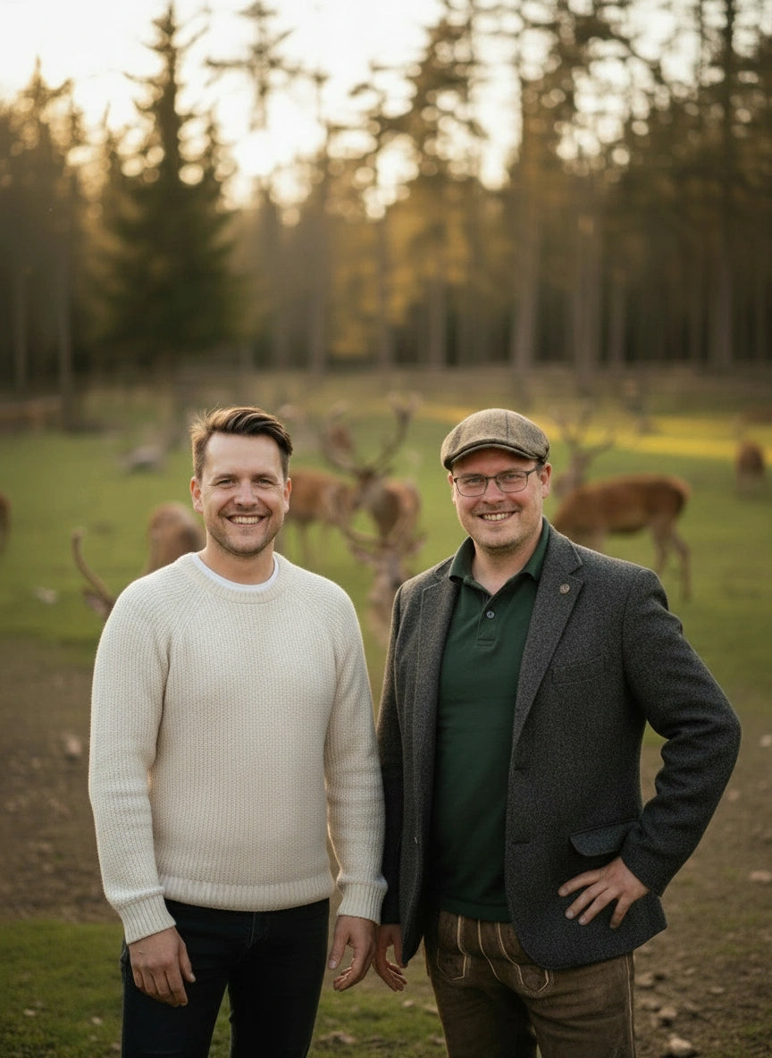 Lukas und Johannes - Gründer und Jäger von WEIDEWILD aus Franken