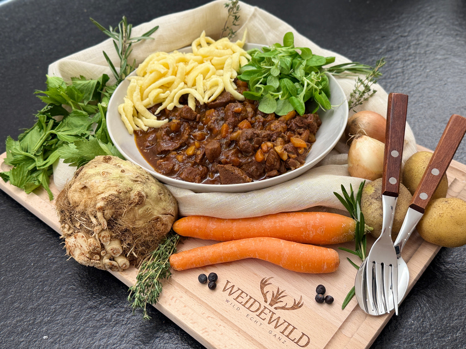 Regionale Wildfleisch-Produkte aus Franken - Nachhaltig vom Jäger