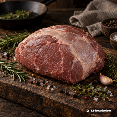 Wildschweinbraten vom Jäger – kräftiger Schmorbraten